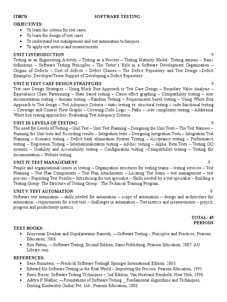 Testing Axioms in Software Development | PDF | Software Testing | Data ...