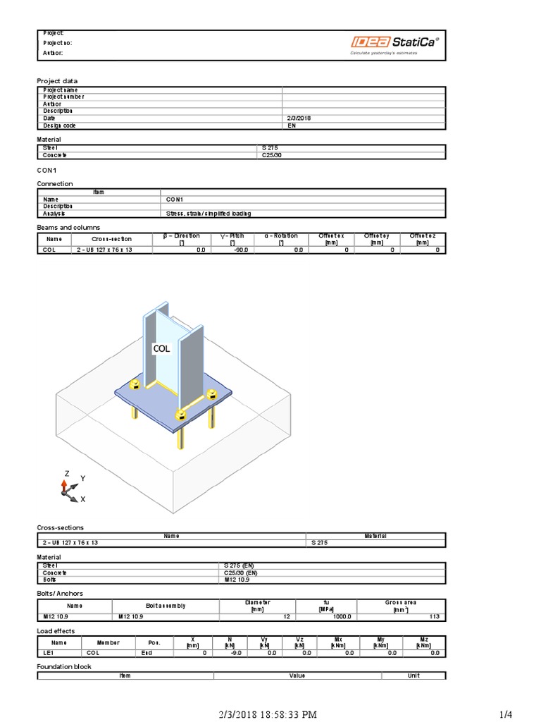 Haunch Bracket Design Analysis | PDF | Stress (Mechanics) | Friction