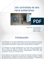 proyecto ventilacion minera