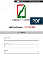 Simulado Do 5°ano Português