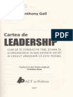 Cartea de Leadership - Anthony Gell