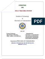 Bachelor of Technology in Electronics & Communication: Synopsis ON