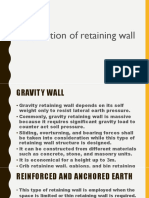 Application of Retaining Wall