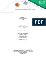 Análisis Operaciones Unidad Biodiesel