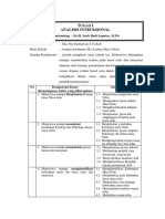 TUGAS I A (Analisis Instruksional)