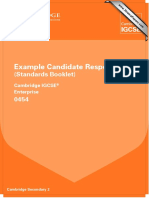 Example Candidate Responses (Standards Booklet) 0454 Cambridge IGCSE PDF