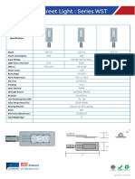 Street Light: Series WST: Specification