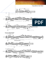 Modern Jazz Lines: Overview Melodic Minor