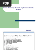 Active Directory Basics & Implementation in Satyam