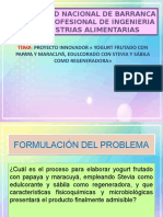 Proyecto de Yogyurt