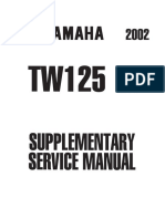 Yamha TW 125 Manuel