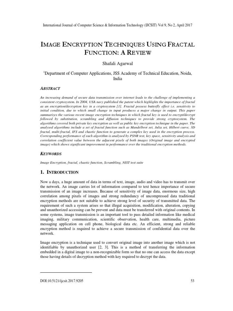 Picture Encryption and Decryption Methods PDF | PDF | Cryptography ...