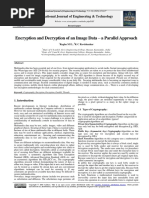Encryption and Decryption of an Image Data and Information One Parallel Approach