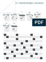 Chords For Bruno Mars Today My Life Begins Lyrics+photos Chords For Bruno Mars Today My Life Begins Lyrics+photos