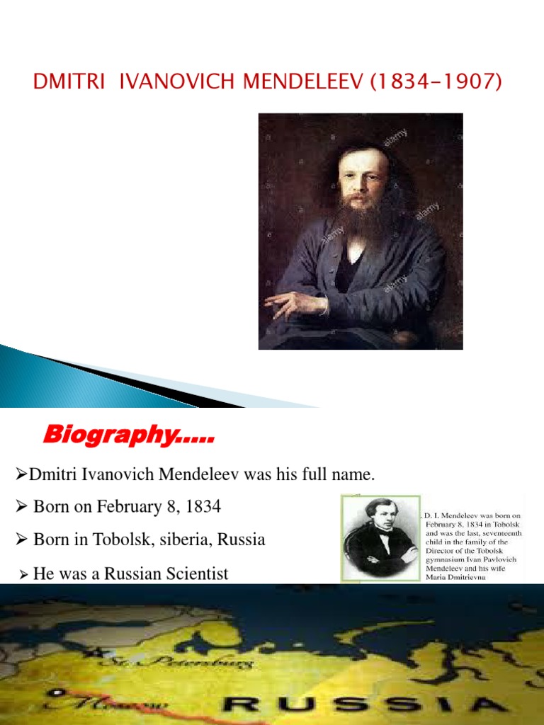Mendeleev: Father of the Periodic Table | PDF