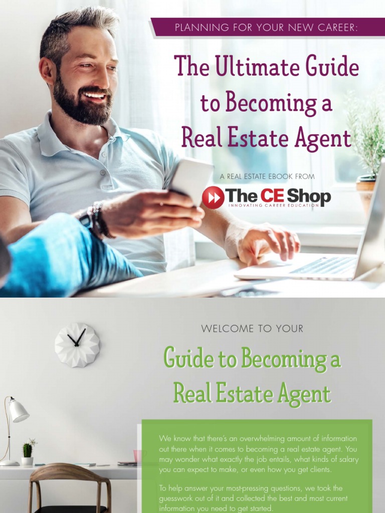 The Ultimate Guide To Becoming A Real Estate Agent Pdf Real Estate