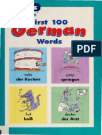 First 100 German Words