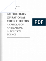 Rationality in politics and economics - donald p. green and ian shapiro