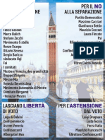 Referendum Venezia-Mestre, Gli Schieramenti