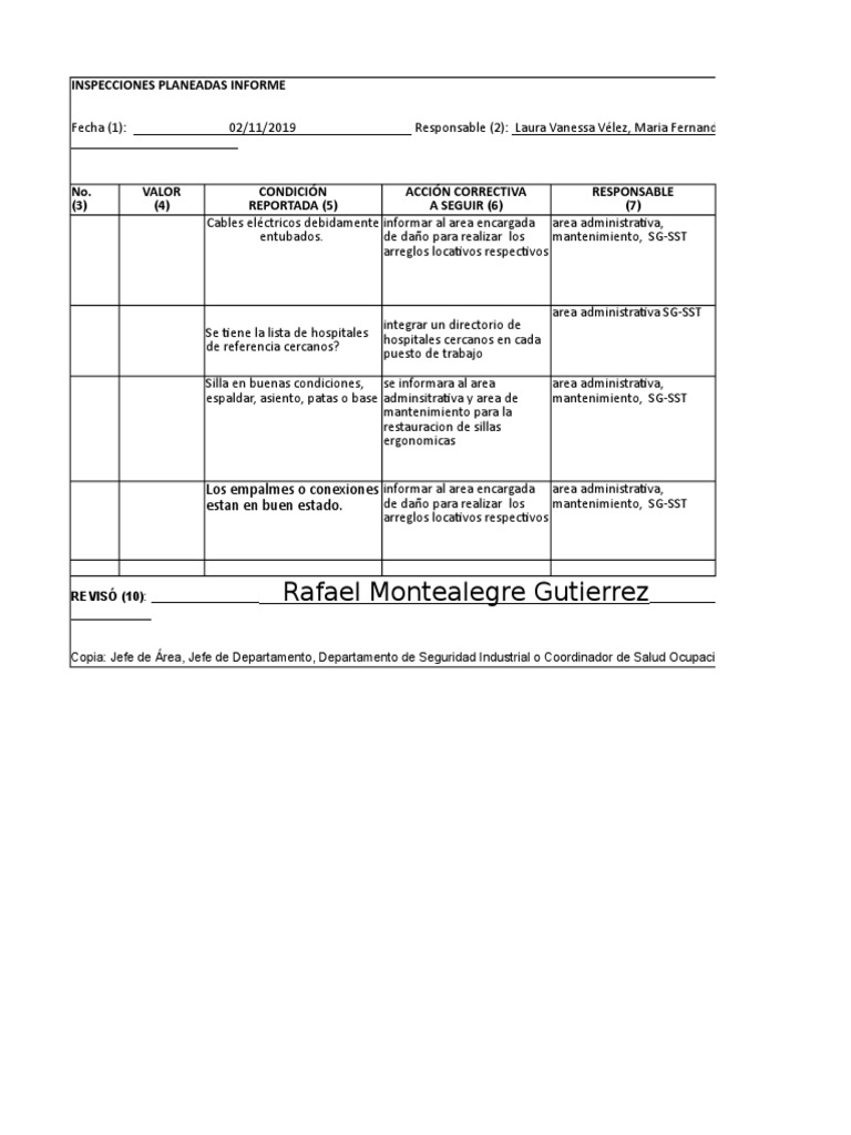 Anexo B NTC 4114 Realizacion de Inspecciones Planeada | PDF | Business
