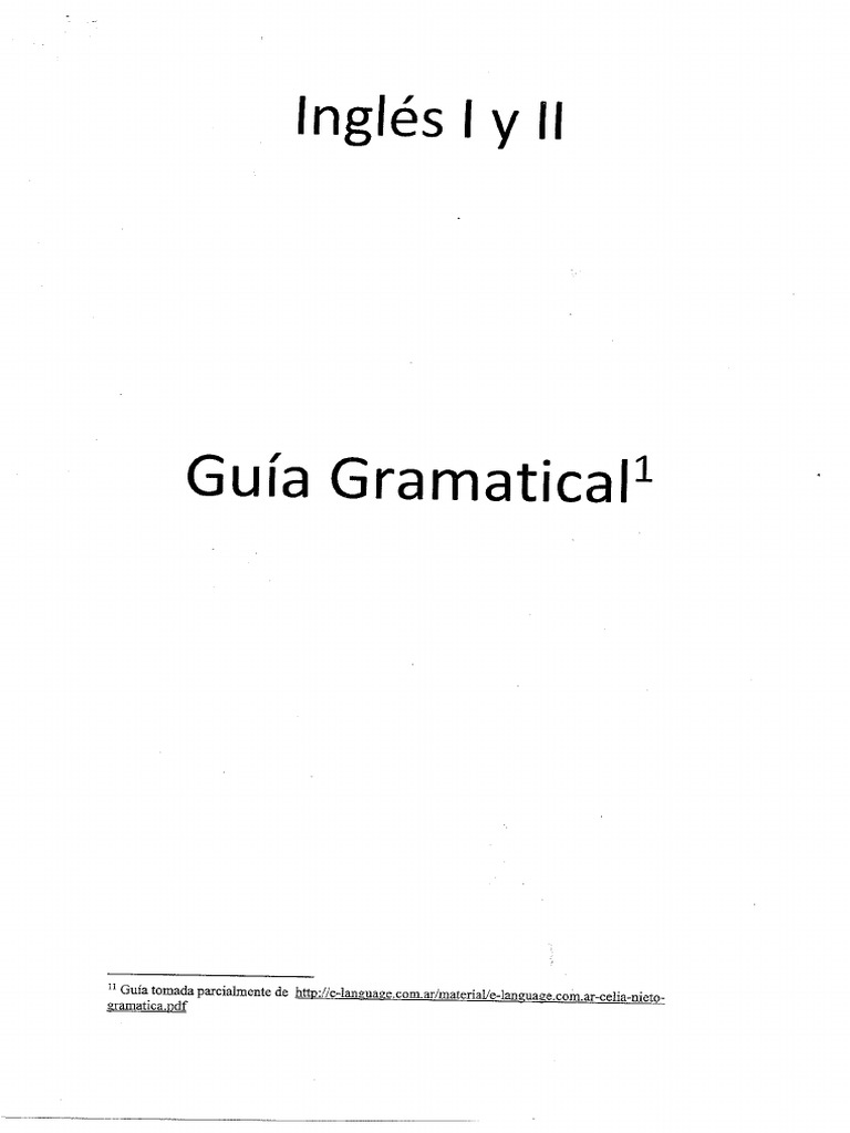 Ingles 1 y 2 | PDF
