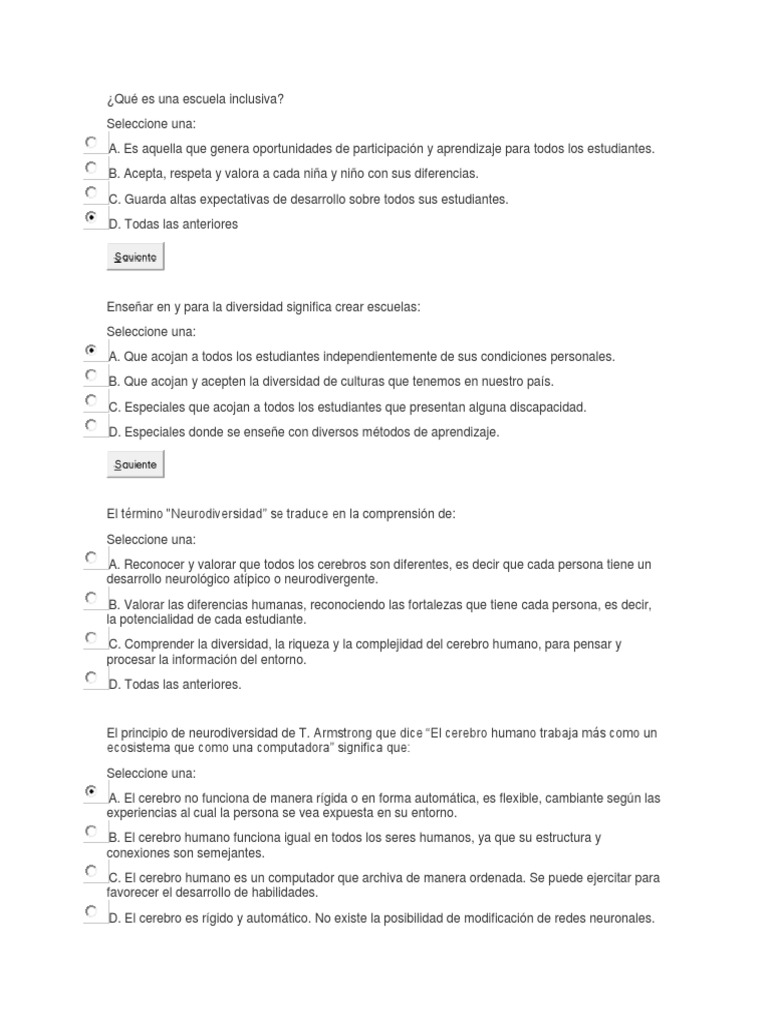 Características de una escuela inclusiva | PDF | Plan de estudios ...