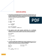 Costo de capital: Cálculo del WACC para diferentes empresas