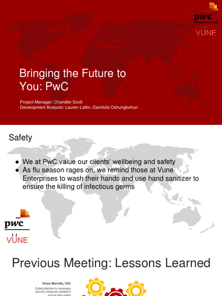 PWC Team 14 Presentation | PDF | Internet Of Things | Pricewaterhouse ...