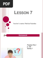 Lesson 7