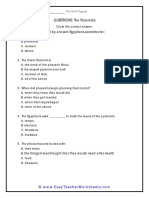 Pyramid Multiple Choice PDF