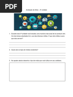 Avaliação de Artes 4ª Unidade