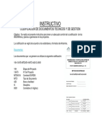 Codificacion de Doc. y Planos