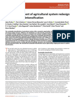 Global Assessment of Agricultural System Redesign For Sustainable Intensification