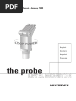 Miltronics The Probe 2 wire-Manual-Spanish (FN.117) PDF