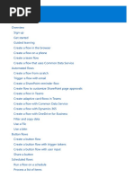 Microsoft FLow Offficial Documentation