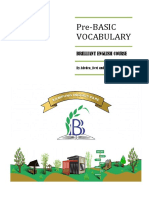 Pre-BASIC Vocabulary: Brilliant English Course