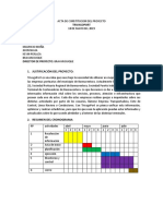 Acta de Constitucion Del Proyecto