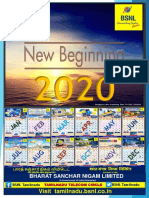 BSNL TamilNadu Created 2020 Calendar