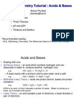 Tutorial 6 - Acids and Bases