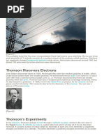 Thomson Discovers Electrons: Fundamental Particles