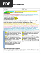 Team Teach Lesson Plan