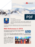 MAS Performance in 2018: New Year Message