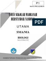 Soal Usbn Biologi Kur 2013 P. Utama