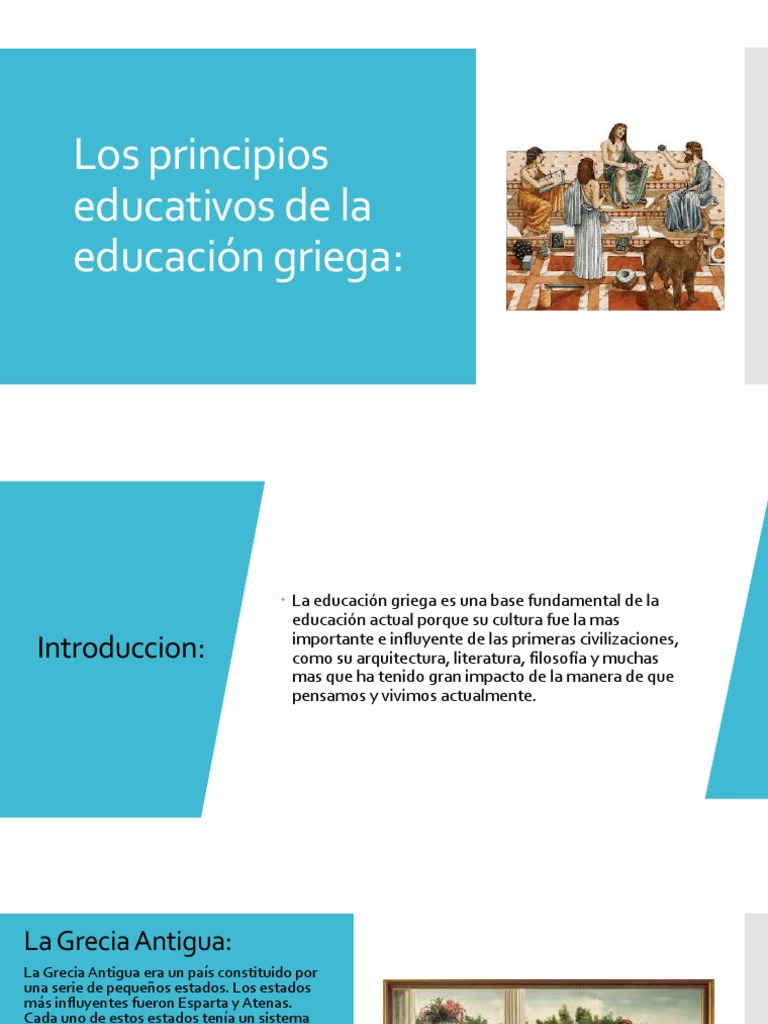 Principios de la educación en Grecia | PDF | Antigua Grecia | Esparta