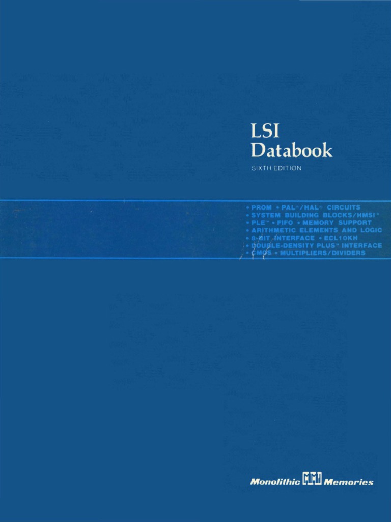 1985 MMI LSI Databook 6ed PDF | PDF | Integrated Circuit | Bit