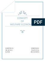 Concept of Welfare Economics
