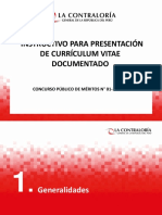 Presentacion Instructivo Contrloria General de La Republica PDF