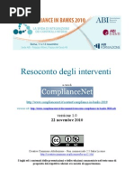 Resoconto Compliance in Banks 2010