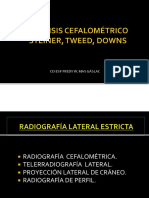 Cefalometría: puntos y planos de referencia en radiografía cefalométrica