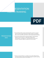 Using Presentation Aids in Training